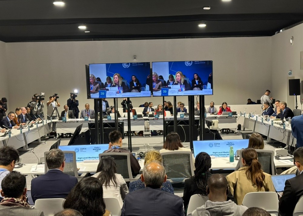 Təhlükəli Erkən Xəbərdarlıq Sistemlərinin gücləndirilməsi mövzusunda tədbir keçirildi -FOTOLAR